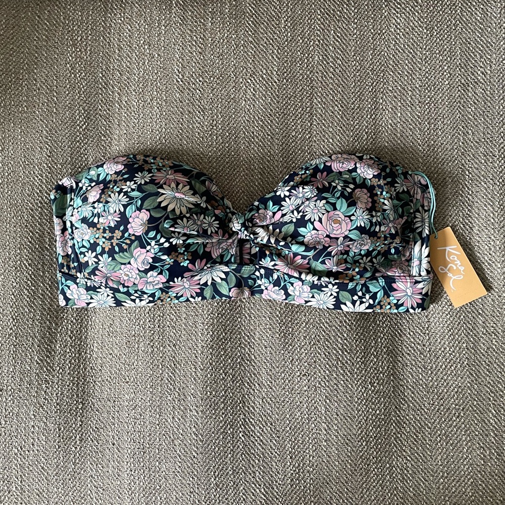 KONA SOL Sweet Meadows Bandeau Bikini Top